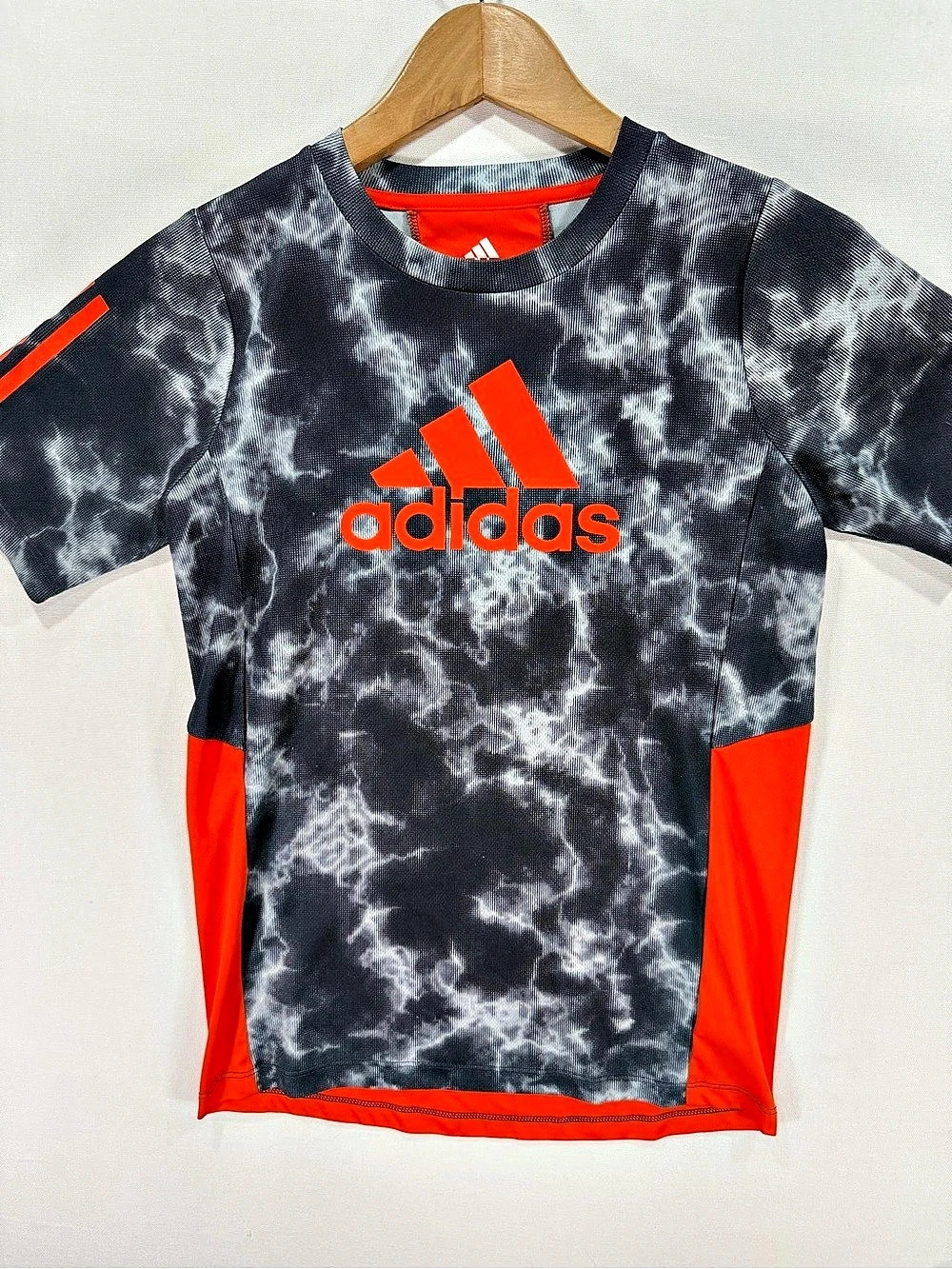 adidas Girls Tie-Dye Athletic Tee Size Medium